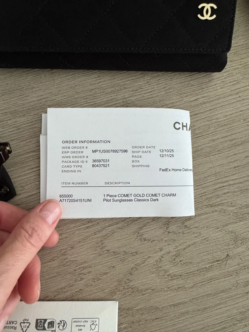 Chanel Pilot Sunglasses in Dark Havana